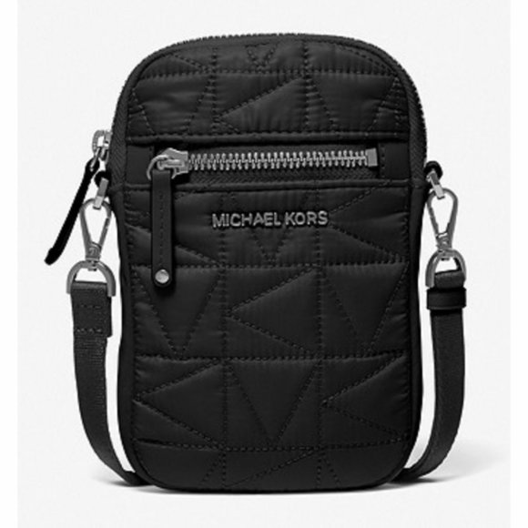 Michael Kors Handbags - Michael Kors Winnie Phone Nylon Crossbody Black